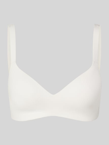 Produktfoto, Slim Fit bh met modal-aandeel van Sloggi, elastische materiaalmix, logodetail, verstelbare bandjes, dames bh