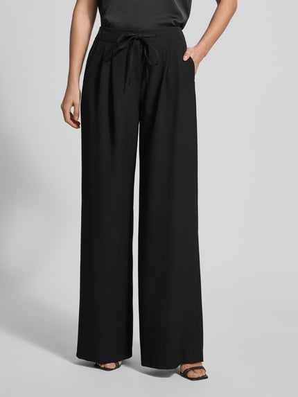 Luisa Cerano Stoffhose mit Tunnelzug Black 4