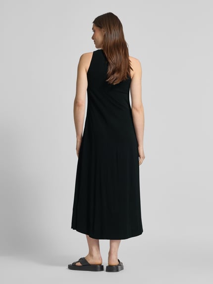 MM by Max Mara Midi-jurk met ronde hals, model 'ACCENTO' Zwart - 5