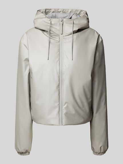 Rains Funktionsjacke mit Kapuze Modell 'Lohja' Hellgrau 2