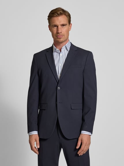 Selected Slim Fit Sakko mit Viskose-Anteil Modell 'LIAM' Marine 4