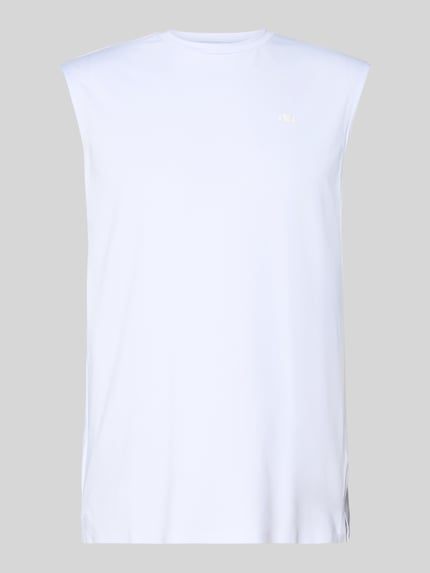Relaxed Fit Top mit Logo-Print Modell 'OLIOS' Shop The Look MANNEQUINE