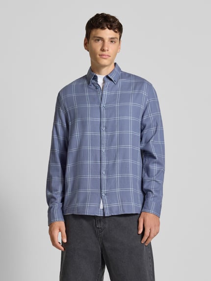 Tommy Jeans Regular Fit Freizeithemd aus reiner Baumwolle Jeansblau 4