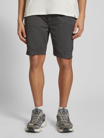Alpha Industries Shorts mit elastischem Bund und Tunnelzug Anthrazit 4