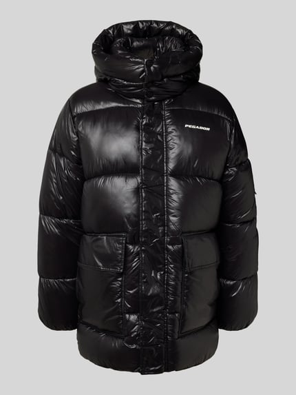 PEGADOR Puffer Jacket mit Pattentaschen und Logo Black 2