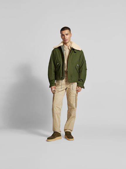 Kenzo Jack met knoopsluiting Olijfgroen - 1