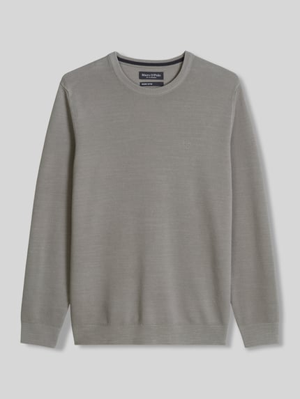 Marc O'Polo Pullover mit Logo-Stitching Oliv 2