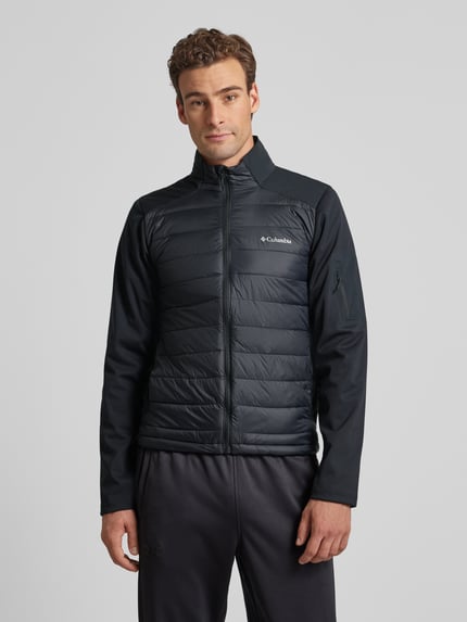 Columbia Gewatteerd jack met labelprint Zwart - 4