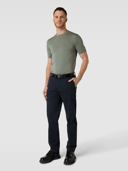 Profuomo T-shirt w jednolitym kolorze Zielony 1
