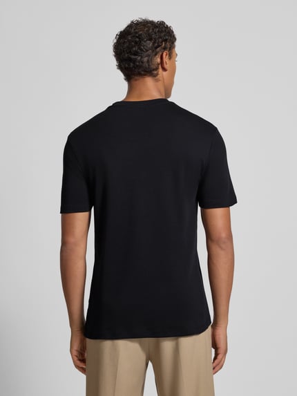 Casual Friday T-Shirt aus reiner Baumwolle Modell 'NILO' Dunkelblau 5