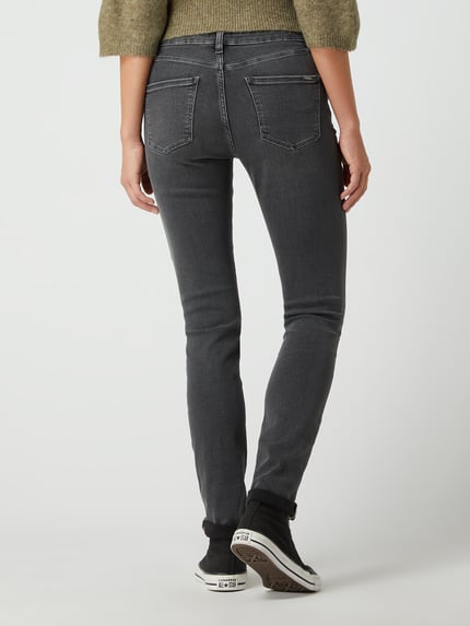 s.Oliver BLACK LABEL Slim fit jeans met modal Middengrijs gemêleerd - 5