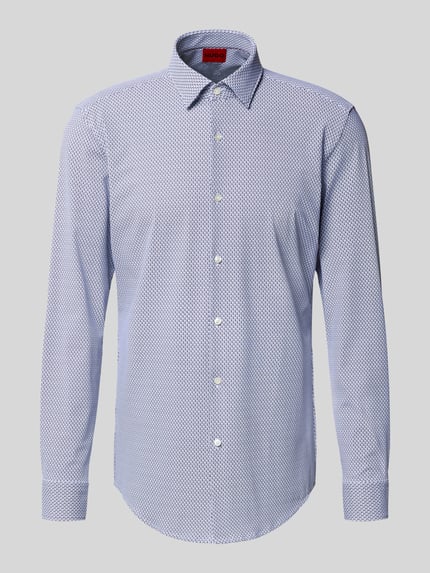 HUGO Slim Fit Businesshemd aus leichtem Stretch-Material Modell 'KENNO' Weiss 2