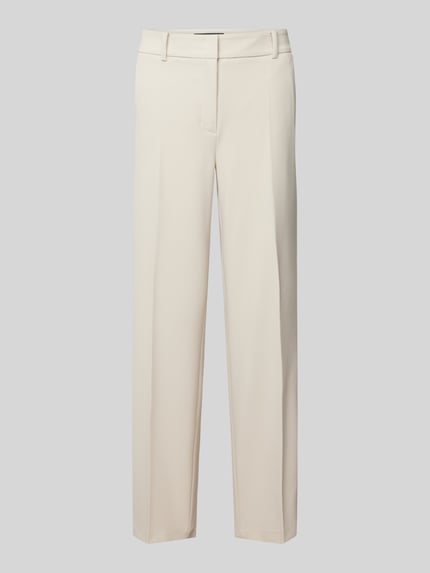 CAMBIO Stoffen broek met Franse steekzakken, model 'AMELIE' Zand - 2