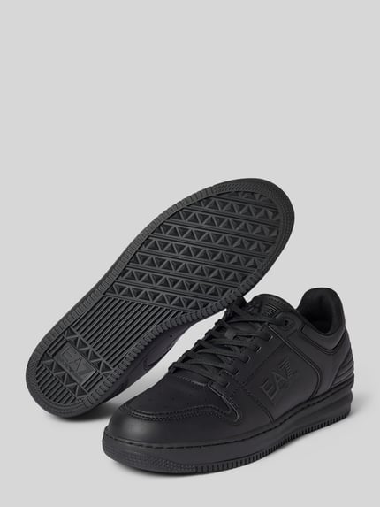 EA7 Emporio Armani Sneakersy z detalem z logo model ‘SLASHER’ Czarny 4
