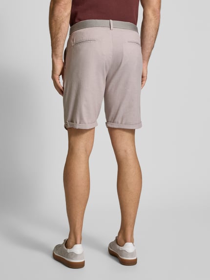 MCNEAL Szorty chinosy o kroju slim fit z kieszeniami z tyłu Beżowy 5