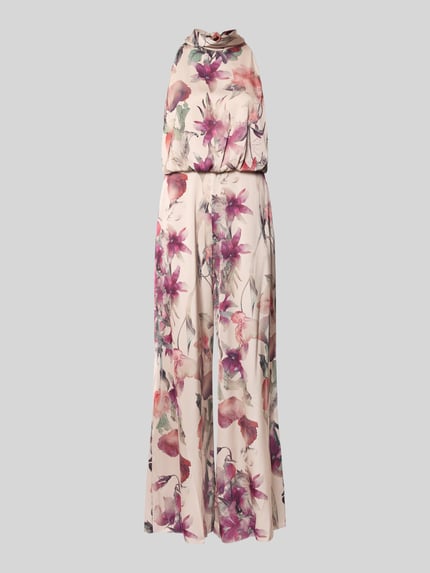 V by Vera Mont Neckholder-Jumpsuit im Allover-Look Rosa 2
