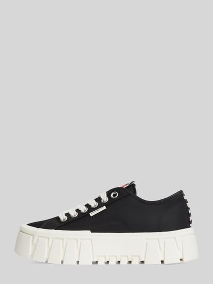 Tommy Jeans Sneakers met plateauzool BLACK - 2