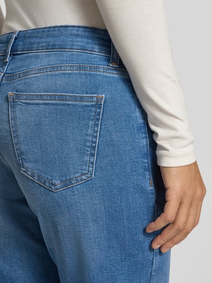 ONLY Wide leg jeans van katoenmix, model JUDY' Jeansblauw - 3