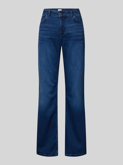 Mustang Wide Leg Jeans im 5-Pocket-Design Modell 'Madison' Marine 2
