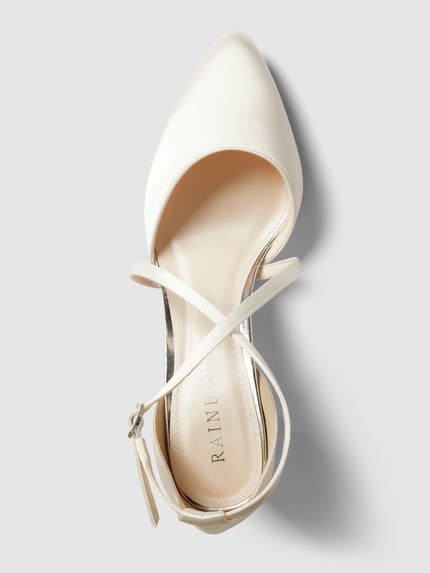 Rainbow Club Pumps mit schmalen Riemen Modell 'HELLEN' Offwhite 3