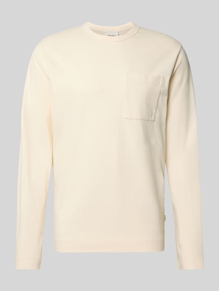 Regular Fit Longsleeve aus reiner Baumwolle Modell 'PLANET' Shop The Look MANNEQUINE