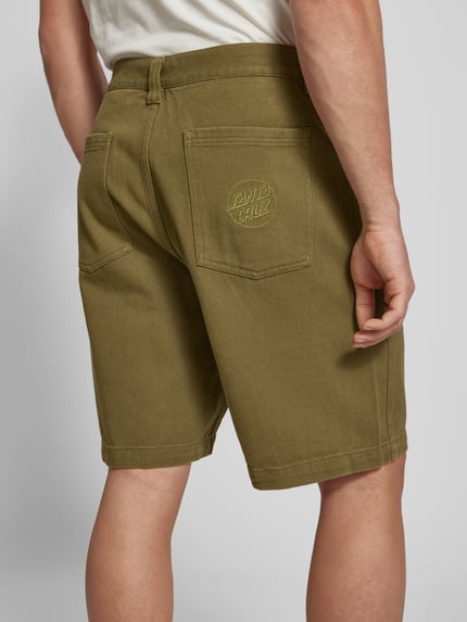 Santa Cruz Szorty jeansowe z wpuszczanymi kieszeniami Khaki 3