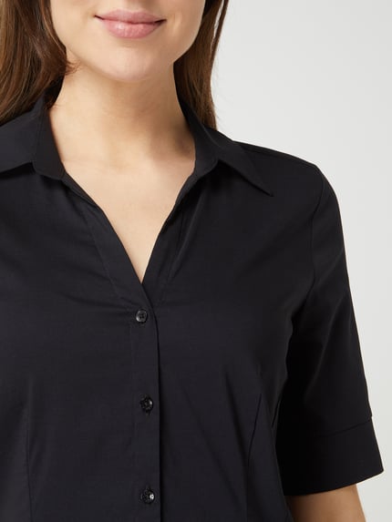MORE & MORE Blouse met korte mouw  Zwart - 3