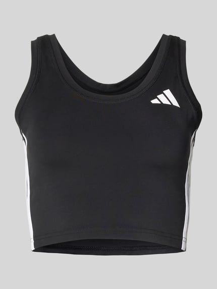 adidas Sportswear Crop Top mit Logo-Print Black 2
