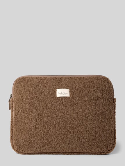Studio Noos Laptoptasche aus Teddyfell Modell 'Teddy' Mittelbraun 1