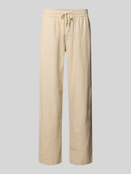 Regular Fit Hose aus Leinen-Baumwoll-Mix Modell 'barton' Shop The Look MANNEQUINE