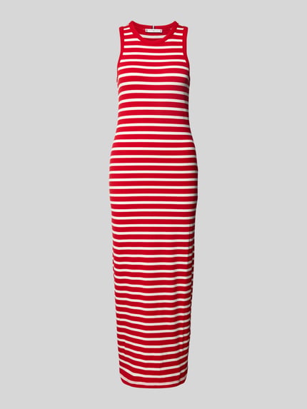 Tommy Hilfiger Maxikleid ohne Ärmel Rot 2
