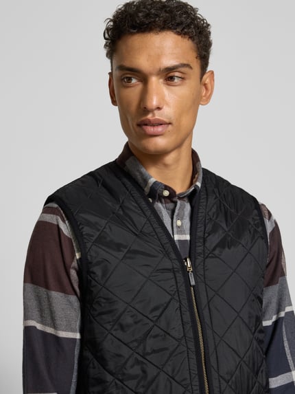 Barbour Regular Fit Steppweste mit warmen Innenfleece Black 3