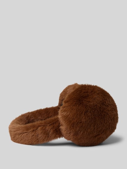 monari Oorwarmers van imitatiebont Donkerbruin - 3