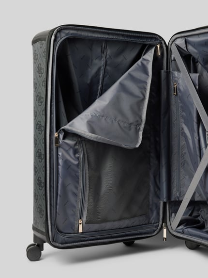 GUESS Trolley mit Label-Applikation Modell 'BERTA' Black 3
