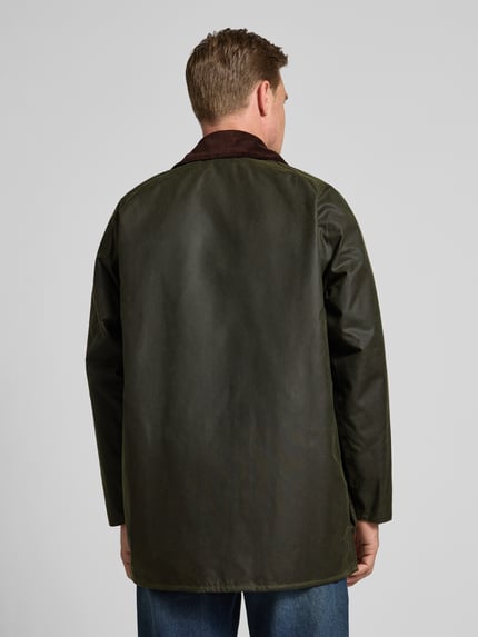 Barbour Parka mit Pattentaschen Modell 'BEAUFORT' Oliv 5