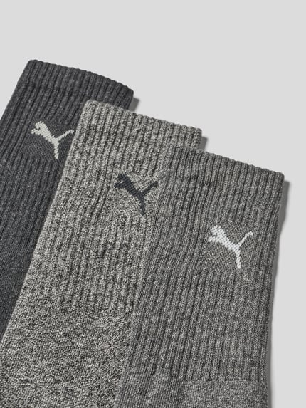 PUMA Sportsokken, set van 3 Middengrijs - 2