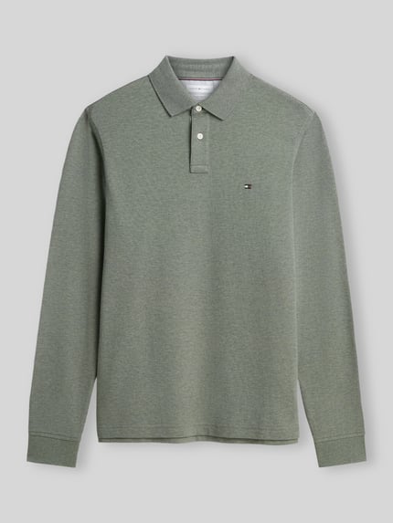 Tommy Hilfiger Regular Fit Poloshirt aus Baumwoll-Mix Oliv 2