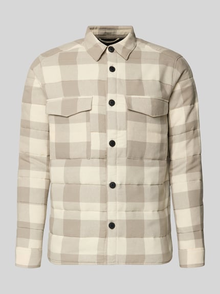 ONLY & SONS Regular fit overhemdjack van puur katoen, model 'GUDMUND' Ecru - 2