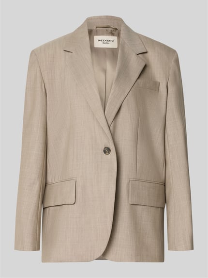 regular fit lange blazer van zuivere scheerwol model 'ATTILA' Shop The Look MANNEQUINE
