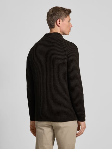 DRYKORN Turtleneck-Pullover mit Alpaka-Anteil Modell 'ARVID' Dunkelbraun 5