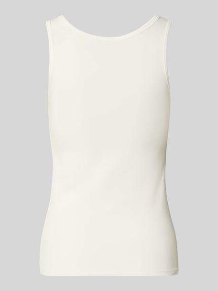 Jake*s Casual Slim Fit Top aus Modal-Mix Offwhite 3
