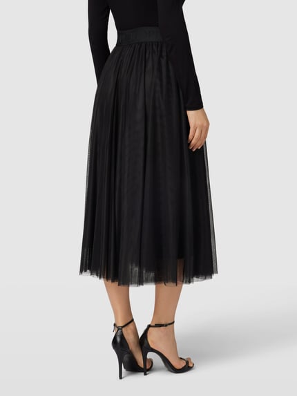 JOOP! Midirock mit gelegten Falten Modell 'FRIDI' Black 5