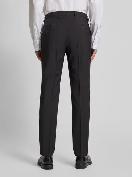 Pierre Cardin Spodnie garniturowe z mieszanki wełny Model „Ryan” Czarny 5