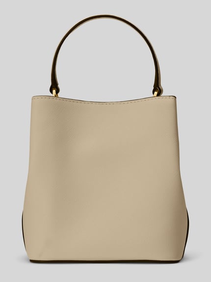 Lauren Ralph Lauren Handtas met twee handvatten van puur leer Beige - 6