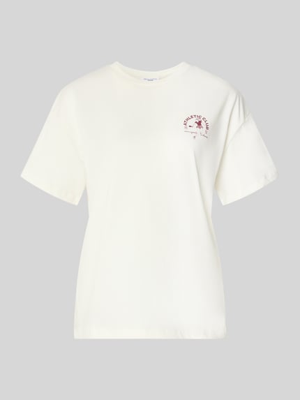 Marc O'Polo DENIM regular fit T-shirt van puur katoen Offwhite - 2