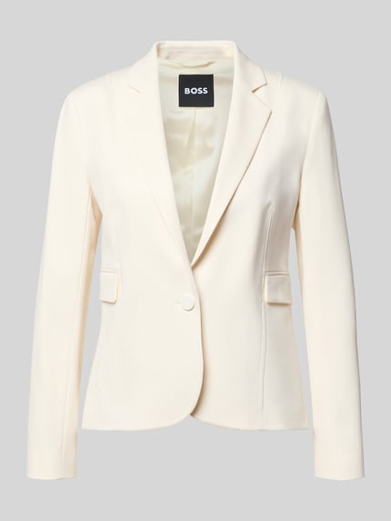 slim fit blazer van viscosemix model 'JIA14' Shop The Look MANNEQUINE