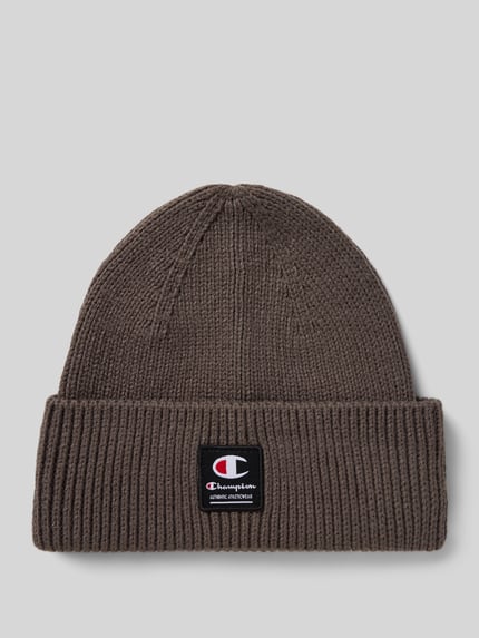 Champion Mütze in Strick-Optik Modell 'Rib' Anthrazit 1