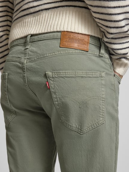 Levi's® Tapered Fit Jeans aus Baumwoll-Mix Modell '502®' Rauchblau 3