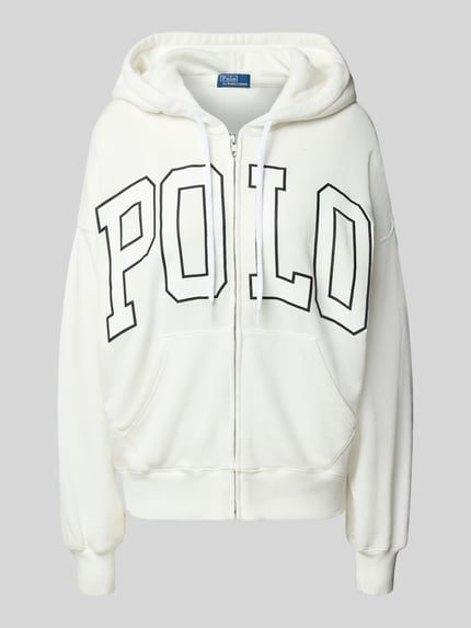 Polo Ralph Lauren Oversized sweatjack met ritssluiting Offwhite - 2