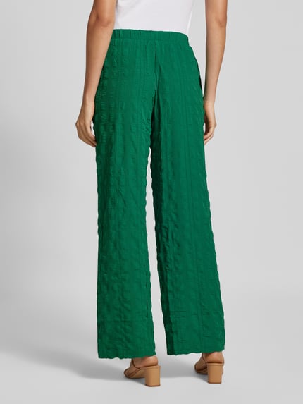 VERO MODA Loose Fit Stoffhose mit Strukturmuster Modell 'NOELLA' Gruen 5